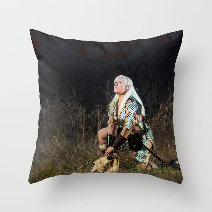 The Ravisher movie poster by Cameron Cox Throw Pillow