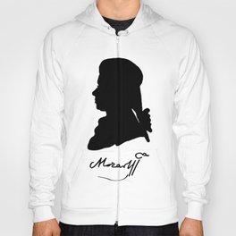 Wolfgang Amadeus Mozart (1756 -1791) silhouette, engraved by Hieronymous Löschenkohl, 1785 Hoody
