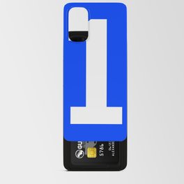 Number 1 (White & Blue) Android Card Case