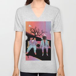 Coexistentiality (Sustaining Life) V Neck T Shirt
