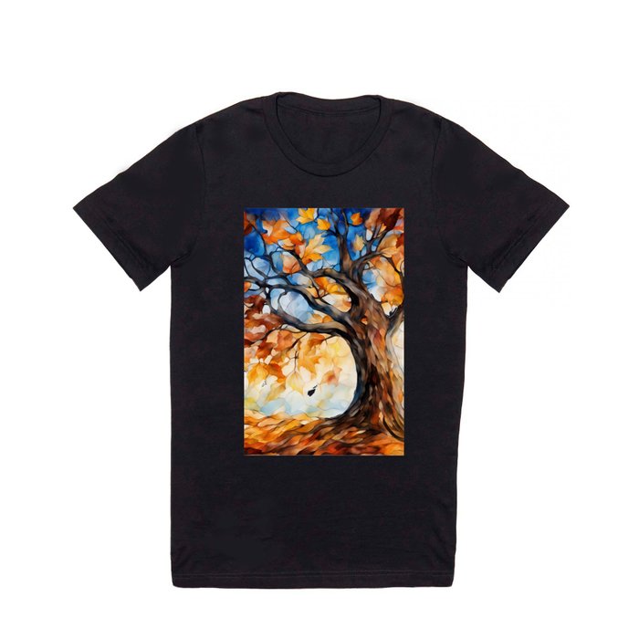 Stained Glass Abstract Autumn/Fall  T Shirt