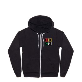 HBCU Block Letters Grad Zip Hoodie