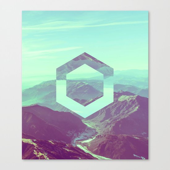 Reflection of Self V2 #society6 #decor #buyart #tech #style #lifestyle #fashion #art Canvas Print