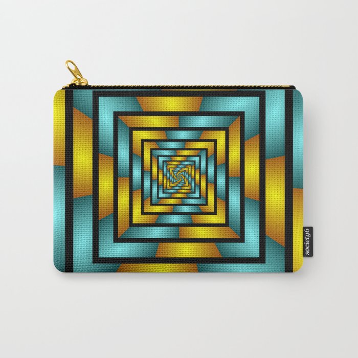 Colorful Tunnel 2 Digital Art Graphic Carry-All Pouch