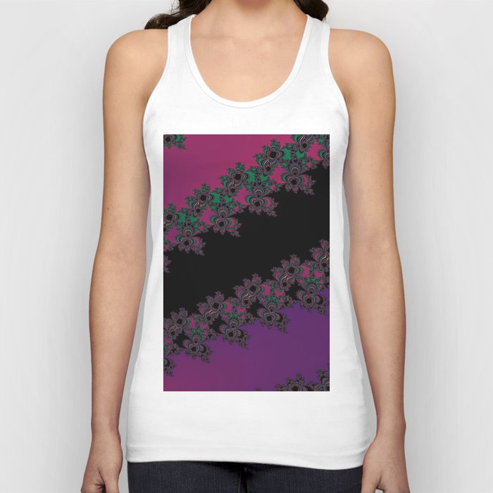 Fractal Layered Lace  Tank Top