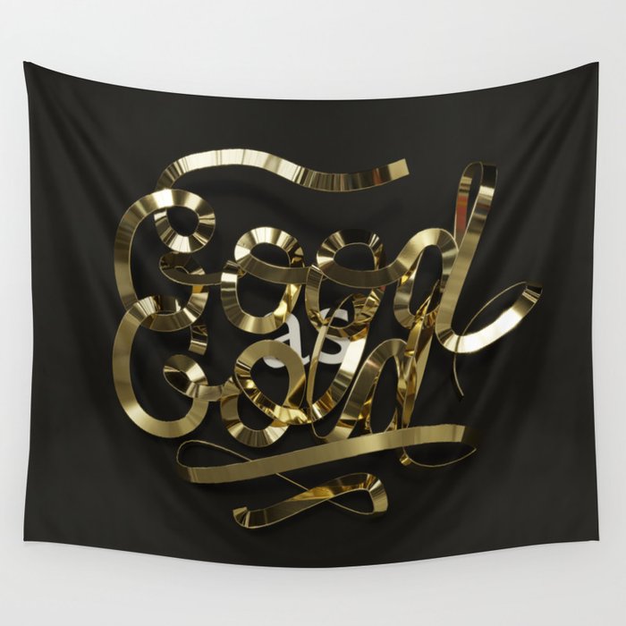 Good as Gold Wall Tapestry