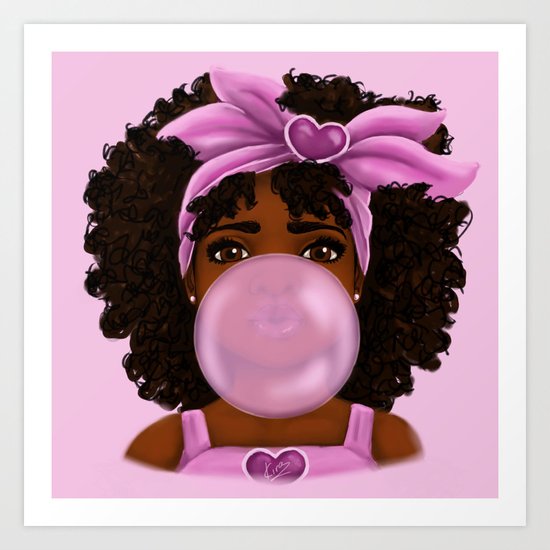 Bubble Gum Art Print