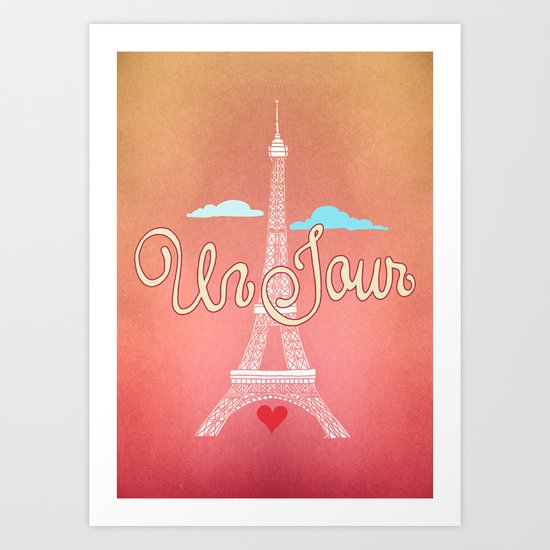 Un Jour Art Print