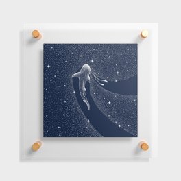 Star Eater And Diver Floating Acrylic Print