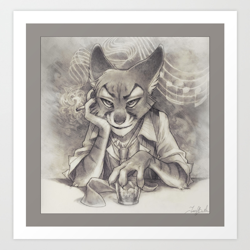 Lackadaisy Musing Art Print By Lackadaisycats Society6