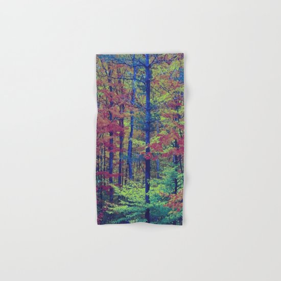Forest - with exaggerated colors Hand & Bath Towel