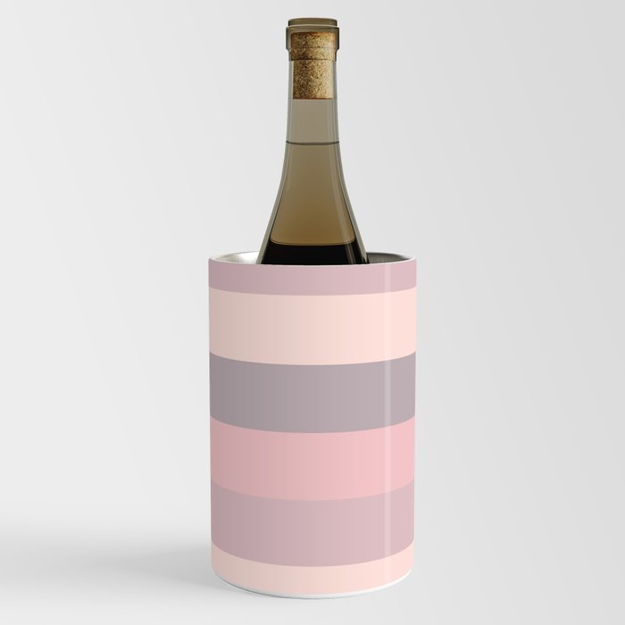 Pastel Stripes Mauve Wine Chiller