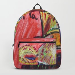 Oh la vache ! Holy cow ! Backpack | Colouredhomedeco, Colouredfurniture, Colouredmode, Colouredcow, Coloredanimal, Thereselyssia, Colorfulanimals, Colorfulpainting, Cowcolors, Lyssia 