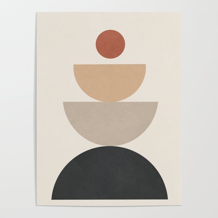 Geometric Modern Art 31 Poster