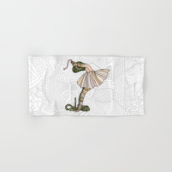 Snake Ballerina Tutu Hand & Bath Towel