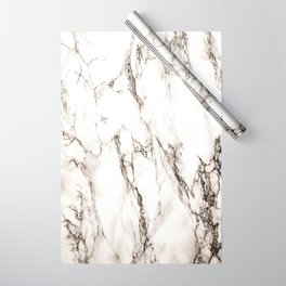 Brown Marble Stone Design  Wrapping Paper