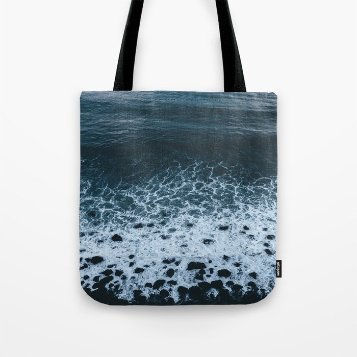 waves and shapes of Iceland - Landscape Photography Tote Bag