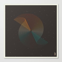 Folding Space-Time Canvas Print