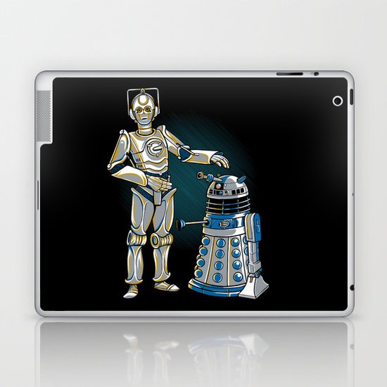 Cyber3PO and R2Dalek Laptop & iPad Skin