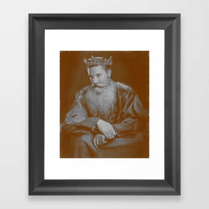 All hail the King! Framed Art Print