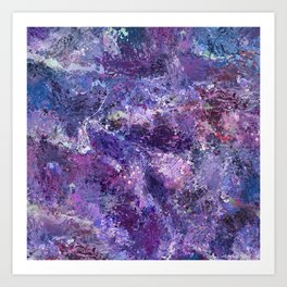 Purple Abstract Art Prints Society6