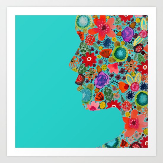 dream on, little flower Art Print
