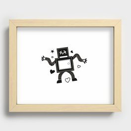 Rant Robot Recessed Framed Print