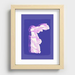 abstract winged victory  Recessed Framed Print