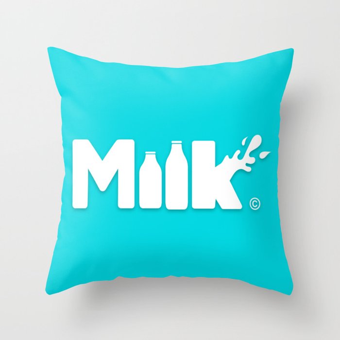 Milk Throw Pillow