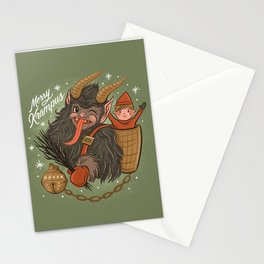 Merry Krampus Stationery Card