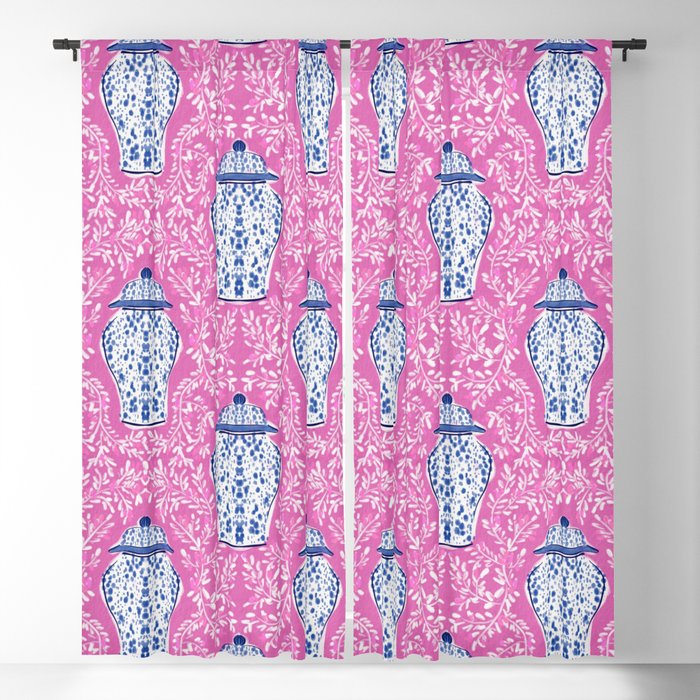 Chinoiserie Chic Blackout Curtain