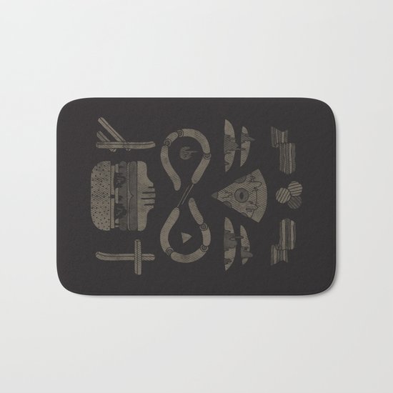 Fast Food Occult Bath Mat