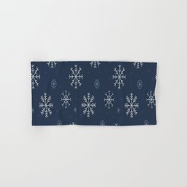 Artistic snowflakes pattern Hand & Bath Towel