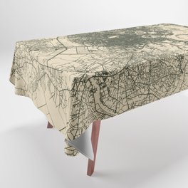 Vietnam, Saigon Map Tablecloth