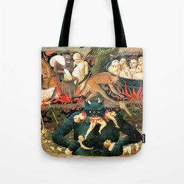 The demon that eats people Tote Bag