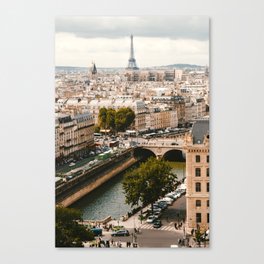 Paris City Canvas Print