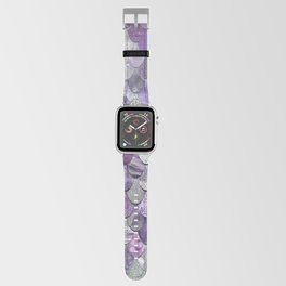 Mermaid Purple and Silver Apple Watch Band