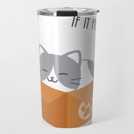 If It Fits, I Sits! Travel Mug