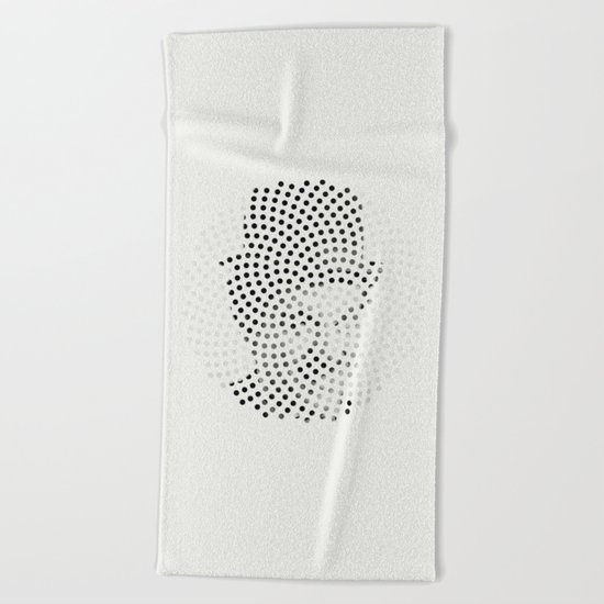 Optical Illusions - Iconical People 1 Beach Towel