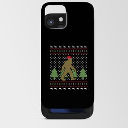Bigfoot Christmas iPhone Card Case