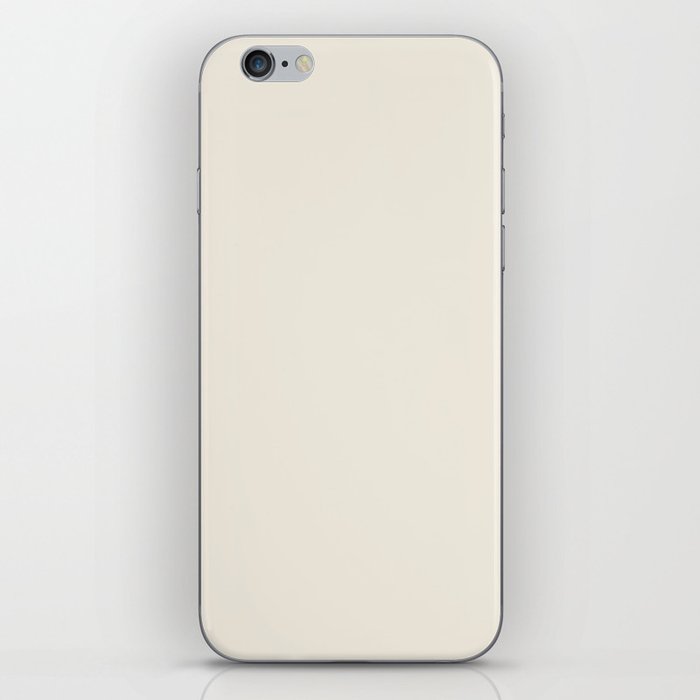 Neutral Stone Beige Solid Color Hue Shade - Patternless iPhone Skin