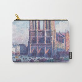 Notre Dame Cathedral, Paris, France Masterpiece by Maximilian Luce Carry-All Pouch