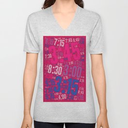Pace run , number 027 V Neck T Shirt