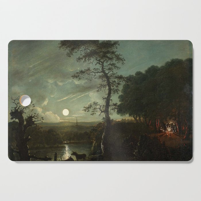 John Constable vintage painting Cutting Board