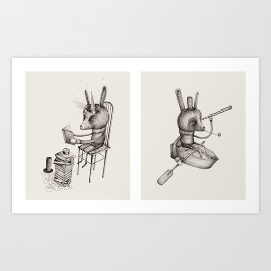 'Dreams Of Leaving' (Part 1 & 2) Art Print