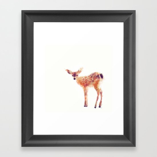 Fawn Framed Art Print