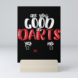 Dart Board Game Gift Idea Mini Art Print