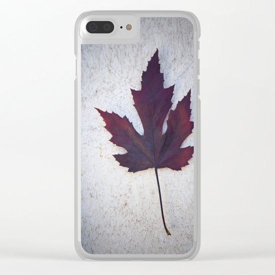 Maple Leaf II Clear iPhone Case