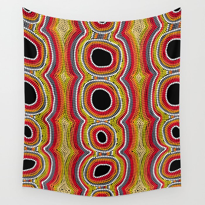 Aboriginal best sale art tapestry