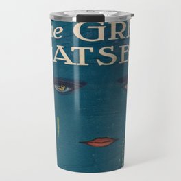 The Great Gatsby vintage book cover - Fitzgerald - muted tones Travel Mug